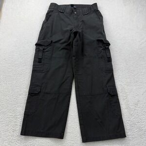 5.11 Tactical Series Mens Black Cargo Pants 32x30 Ripstop Utility Work Trousers